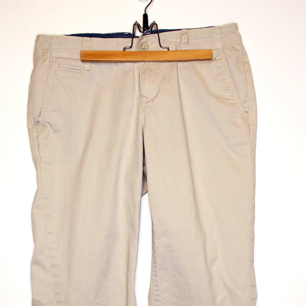 Eddie Bauer  Khaki Legend Wash Capri Pants - Size